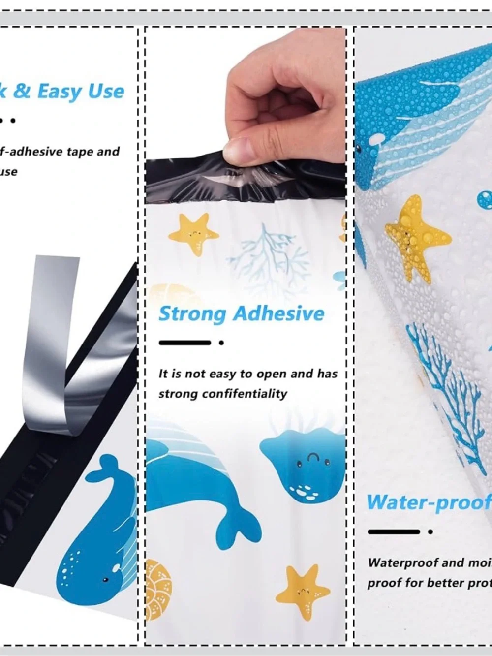 10x13 Polymailers ocean vibes